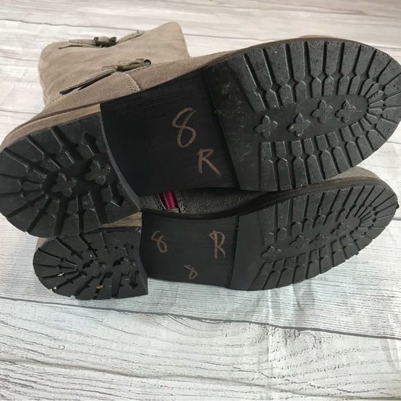 Big Girls Mini Boden Suede Boots Size 4.5 - Picture 8 of 15